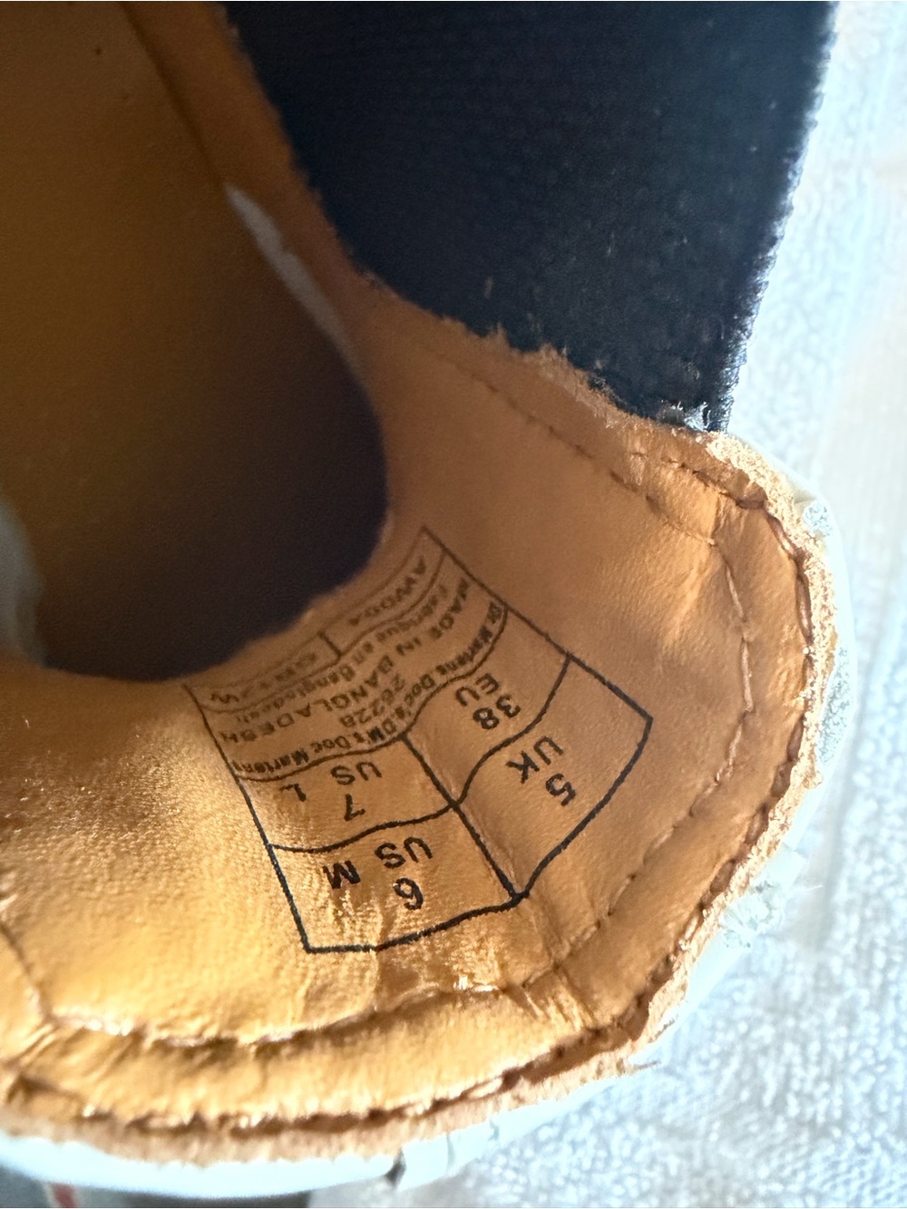 Dr. Martens White Leather Chelsea Boots with Black Elastic and Yellow Stitching - Picture 6 of 6